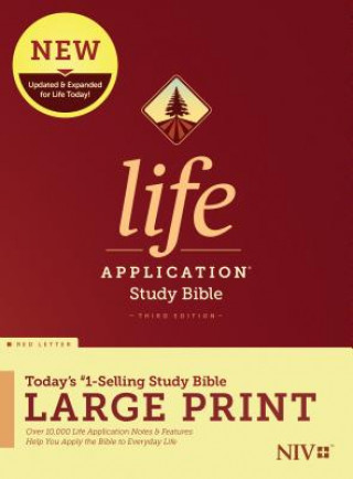 Könyv NIV Life Application Study Bible, Third Edition, Large Print (Red Letter, Hardcover) Tyndale