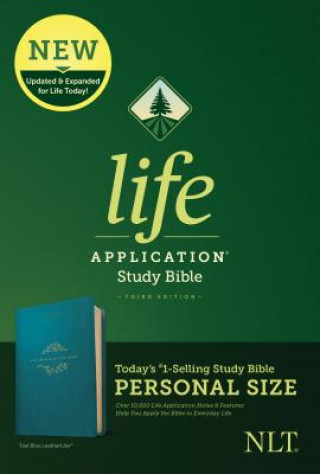 Libro NLT Life Application Study Bible, Third Edition, Personal Size (Leatherlike, Teal Blue) Tyndale