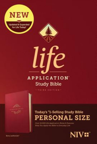 Carte NIV Life Application Study Bible, Third Edition, Personal Size (Leatherlike, Berry) Tyndale