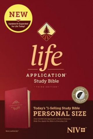 Kniha NIV Life Application Study Bible, Third Edition, Personal Size (Leatherlike, Berry, Indexed) Tyndale