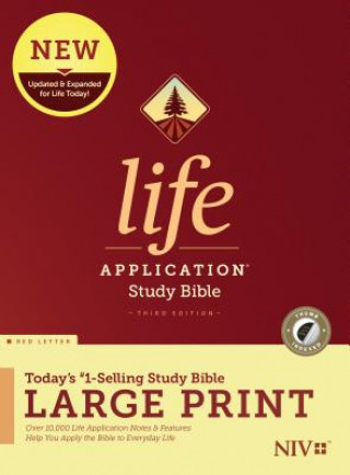 Carte NIV Life Application Study Bible, Third Edition, Large Print (Red Letter, Hardcover, Indexed) Tyndale