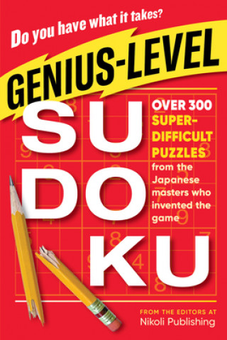 Kniha Genius-Level Sudoku Nikoli Publishing