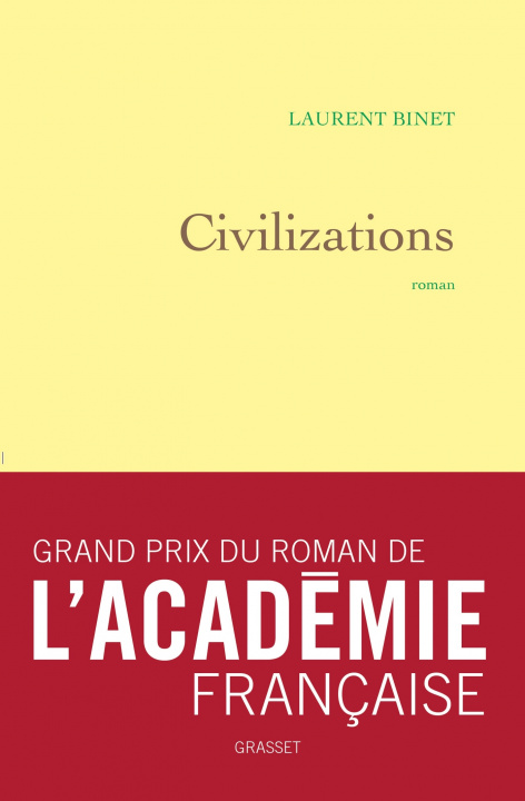Kniha Civilizations Laurent Binet
