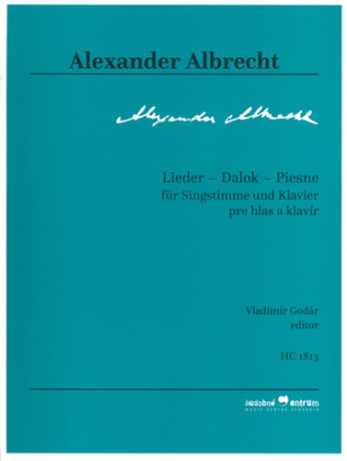 Buch Lieder - Dalok - Piesne Alexander Albrecht