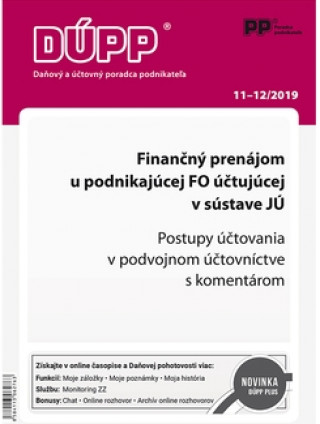 Kniha Daňový a účtovný poradca podnikateľa 11,12-2019 