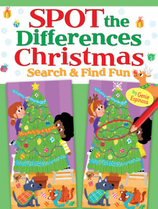 Carte Spot the Differences Christmas: Search & Find Fun Genie Espinosa
