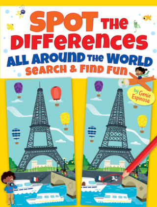 Libro Spot the Differences All Around the World: Search & Find Fun Genie Espinosa