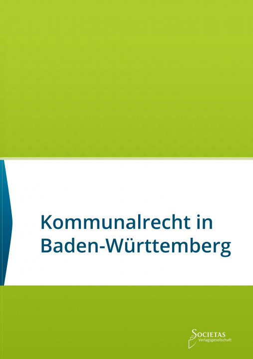 Kniha Kommunalrecht in Baden-Württemberg Societas Verlag