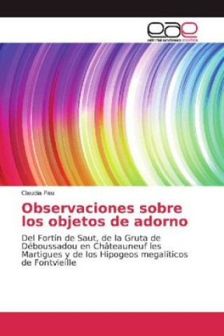 Knjiga Observaciones sobre los objetos de adorno Claudia Pau