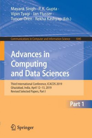 Carte Advances in Computing and Data Sciences Mayank Singh