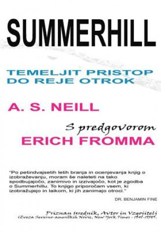 Könyv Summerhill Alexander S. Neill