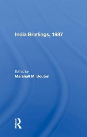 Книга India Briefing, 1987 Marshall M. Bouton