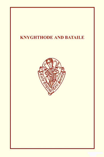 Knjiga Knyghthode and Bataile R Dyboski