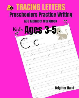 Carte Tracing Letter Preschoolers Practice Writing ABC Alphabet Workbook, Kids Ages 3-5 Brighter Hand