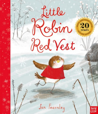 Carte Little Robin Red Vest Jan Fearnley