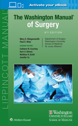 Kniha Washington Manual of Surgery Klingensmith