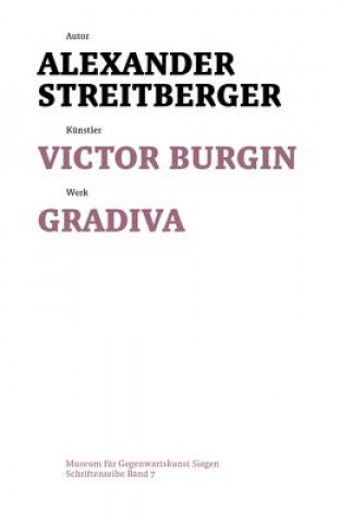 Kniha Victor Burgin Alexander Streitberger