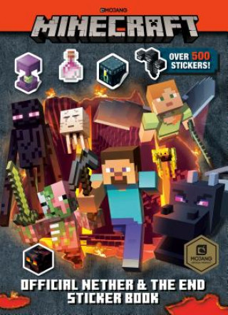 Книга Minecraft Official the Nether and the End Sticker Book (Minecraft) Stephanie Milton