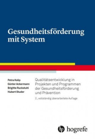 Livre Gesundheitsförderung mit System Petra Kolip