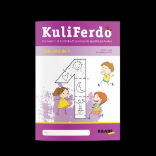 Könyv KuliFerdo Čísla od 0 do 9, zameranie na matematiku 1 Barbora Kováčová