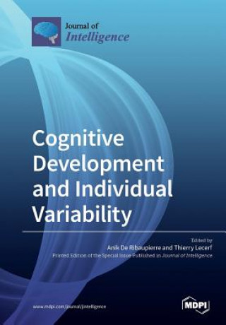 Kniha Cognitive Development and Individual Variability Anik De Ribaupierre