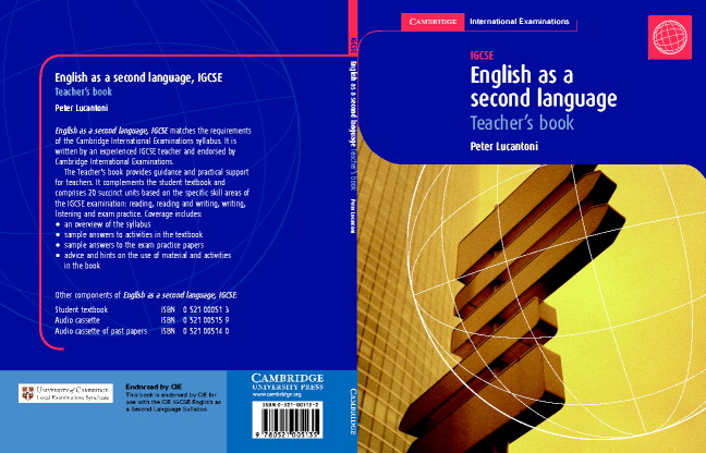 Kniha English as a Second Language: IGCSE Teacher's Book Peter Lucantoni