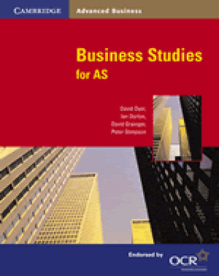 Könyv Business Studies for AS David Dyer