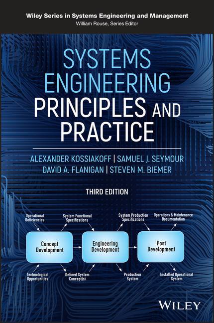 Book Systems Engineering Principles and Practice, Third  Edition Alexander Kossiakoff