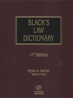Kniha Black's Law Dictionary Bryan A. Garner