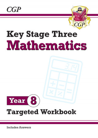 Könyv KS3 Maths Year 8 Targeted Workbook (with answers) CGP Books
