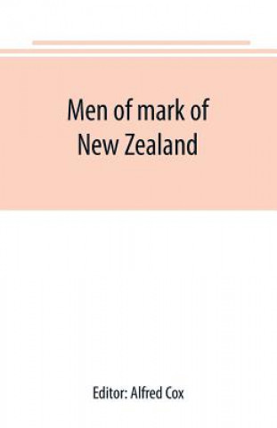 Carte Men of mark of New Zealand ALFRED COX