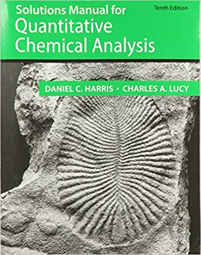 Könyv Student Solutions Manual for the 10th Edition of Harris 'Quantitative Chemical Analysis' Daniel C. Harris