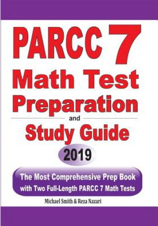 Książka PARCC 7 Math Test Preparation and Study Guide Michael Smith