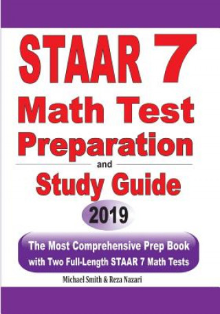Knjiga STAAR 7 Math Test Preparation and Study Guide Michael Smith