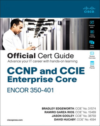 Könyv CCNP and CCIE Enterprise Core ENCOR 350-401 Official Cert Guide Brad Edgeworth