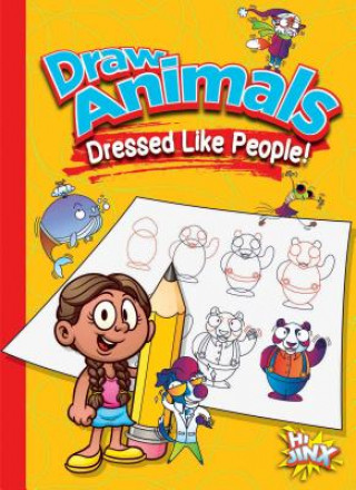 Knjiga Draw Animals Dressed Like People! Luke Colins
