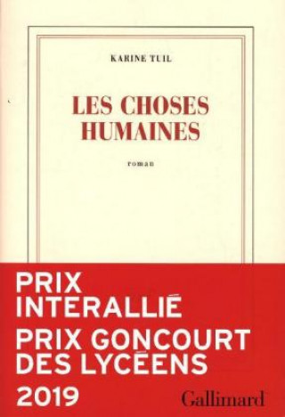 Kniha Les choses humaines (Prix Interallie 2019) Karine Tuil