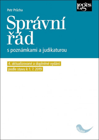 Книга Správní řád s poznámkami a judikaturou Petr Průcha