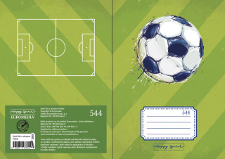 Papírszerek Školní sešit 544 s okrajem Fotbal - Sešity 