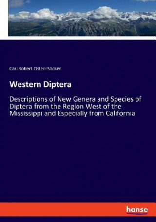 Knjiga Western Diptera Carl Robert Osten-Sacken