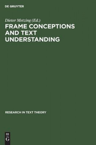 Libro Frame Conceptions and Text Understanding Dieter Metzing
