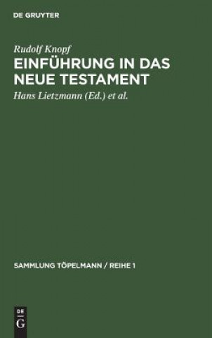 Libro Einfuhrung in Das Neue Testament Rudolf Knopf