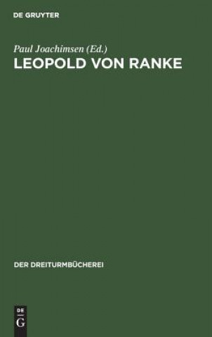 Knjiga Leopold Von Ranke Paul Joachimsen