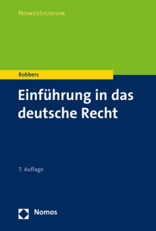 Knjiga Einführung in das deutsche Recht Gerhard Robbers