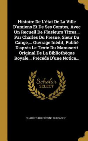 Книга Histoire De L'état De La Ville D'amiens Et De Ses Comtes, Avec Un Recueil De Plusieurs Titres... Par Charles Du Fresne, Sieur Du Cange, ... Ouvrage In Charles Du Fresne Du Cange