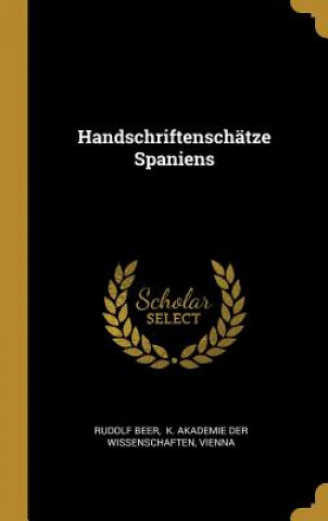 Buch Handschriftenschätze Spaniens Rudolf Beer