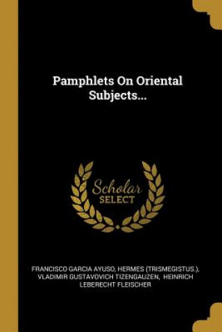Kniha Pamphlets On Oriental Subjects... Francisco Garcia Ayuso