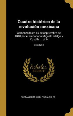 Libro Cuadro histórico de la revolución mexicana: Comenzada en 15 de septiembre de 1810 por el ciudadano Miguel Hidalgo y Costilla ... of 6; Volume 3 Carlos Maria De Bustamante