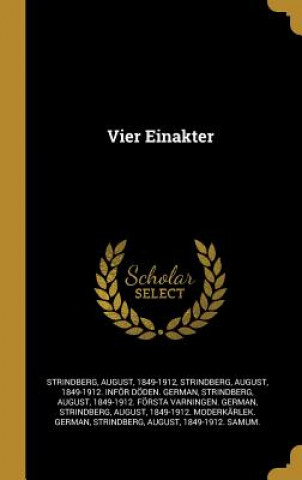 Книга Vier Einakter August Strindberg