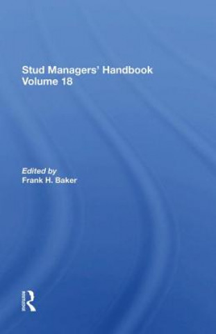 Buch Stud Managers' Handbook, Vol. 18 Frank H. Baker